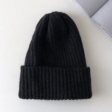 Load image into Gallery viewer, New Candy Colors Winter Hat Women Knitted Hat Warm Soft Trendy Hat Kpop Style Wool Beanie Elegant All-match Hat