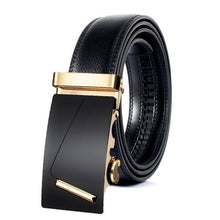 Load image into Gallery viewer, 2020 Famous Brand Belt Men Top Quality Genuine Luxury Leather Belts for Men Strap Male Metal Automatic Buckle men belts