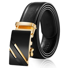 Load image into Gallery viewer, 2020 Famous Brand Belt Men Top Quality Genuine Luxury Leather Belts for Men Strap Male Metal Automatic Buckle men belts