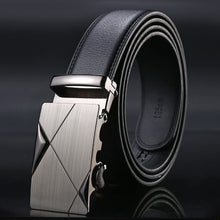Load image into Gallery viewer, 2020 Famous Brand Belt Men Top Quality Genuine Luxury Leather Belts for Men Strap Male Metal Automatic Buckle men belts