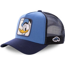 Load image into Gallery viewer, New Brand Anime Cartoon Mickey DONALD Duck Snapback Cotton Baseball Cap Men Women Hip Hop Dad Mesh Hat Trucker Hat Dropshipping