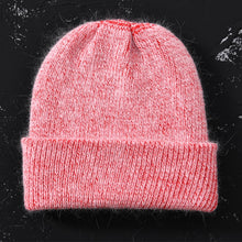 Load image into Gallery viewer, 2017 New Winter Hat for Women Rabbit Cashmere Knitted Beanies Thick Warm Vogue Ladies Wool Angora Hat Female Beanie Hats