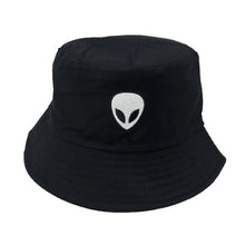 Load image into Gallery viewer, Unisex Embroidered Alien Foldable Bucket Hat Beach Sun Hat Street Headwear Fisherman Outdoor Cap Men and Woman Hat