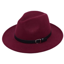 Load image into Gallery viewer, Classic British Fedora Hat Men Women Imitation Woolen Winter Felt Hats Fashion Jazz Hat Chapeau Wholesale