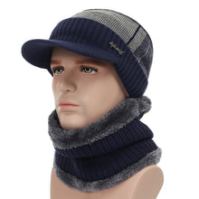 Load image into Gallery viewer, Winter Hats For Men Skullies Beanie Hat Winter Cap Men Women Wool Scarf Caps Set Balaclava Mask Gorras Bonnet Knitted Hat 2020