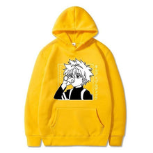 Load image into Gallery viewer, Japanese Anime Funny Killua Eyes Killua HxH Hoodies 2020 Winter Japan Style Hunter X Hunter Sweatshirts Streetwear for Women/men