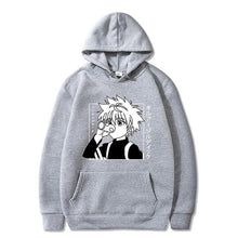 Load image into Gallery viewer, Japanese Anime Funny Killua Eyes Killua HxH Hoodies 2020 Winter Japan Style Hunter X Hunter Sweatshirts Streetwear for Women/men