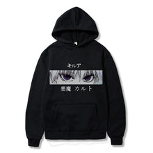 Load image into Gallery viewer, Japanese Anime Funny Killua Eyes Killua HxH Hoodies 2020 Winter Japan Style Hunter X Hunter Sweatshirts Streetwear for Women/men