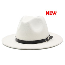Load image into Gallery viewer, Classic British Fedora Hat Men Women Imitation Woolen Winter Felt Hats Fashion Jazz Hat Chapeau Wholesale