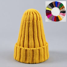 Load image into Gallery viewer, Unisex Hat Cotton Blends Solid Warm Soft HIP HOP Knitted Hats Men Winter Caps Women's Skullies Beanies For Girl Wholesale шляпа