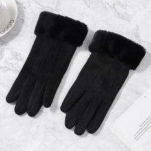 Load image into Gallery viewer, Women Gloves Winter Touch Screen 2020 Female Suede Furry Warm Full Finger Gloves Lady Winter Outdoor Sport Driving Women Gloves