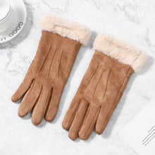 Load image into Gallery viewer, Women Gloves Winter Touch Screen 2020 Female Suede Furry Warm Full Finger Gloves Lady Winter Outdoor Sport Driving Women Gloves