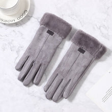 Load image into Gallery viewer, Women Gloves Winter Touch Screen 2020 Female Suede Furry Warm Full Finger Gloves Lady Winter Outdoor Sport Driving Women Gloves