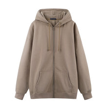 Load image into Gallery viewer, Oversize Girls Thick Hoodies 2021 Spring Fashion Ladies Streetwear Fleece Outfits Casual Boyfriend Hoodies Unisex Women Chic