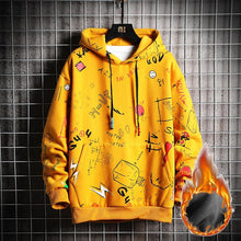 Load image into Gallery viewer, SingleRoad Men's Hoodies Men Women 2021 Spring Sweatshirt Male Japanese Streetwear Oversized Yellow Anime Hoodie Men Sweatshirts