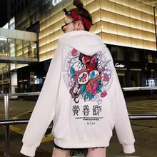 Load image into Gallery viewer, Fashion Boys Cool Men Hip Hop Hoodies Japanese Casual Sweatshirts Streetwear Men Women Loose Pullover Harajuku Devil Hoodie Male