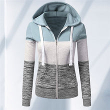 Load image into Gallery viewer, Women Letter Printed Sweatshirts Stand Collar Half Zipper Long Sleeve Pullovers Autumn Winter Casual Loose Outwear Sweatshirts