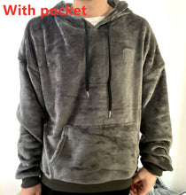 Load image into Gallery viewer, Autumn Winter Coats Soild Sweet Hooded Women Harajuku Loose Casual Warm Hoodies Ladies Fleece Flannel Pullover Female Sweatshirt