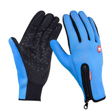Load image into Gallery viewer, Winter Mens Women Cycling Anti-Slip Motorcycle Windproof Bike Gloves Anti-Shock Full Finger Mountain Bicycle Gloves
