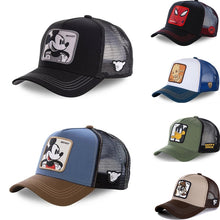 Load image into Gallery viewer, New Brand Anime Cartoon Mickey DONALD Duck Snapback Cotton Baseball Cap Men Women Hip Hop Dad Mesh Hat Trucker Hat Dropshipping