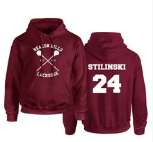 Load image into Gallery viewer, Teen Wolf Hoodie Men Stilinski 24 Lahey McCall Pullover Sweatshirt Male Print Red Hooded Mens Hoodies Hip Hop Hoddies Streetwear
