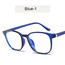 Load image into Gallery viewer, KOTTDO Retro Mens Glasses Frame Fashion Computer Eyeglasses Frame Women Anti-blue Light Transparent Clear Pink Plastic Frame

