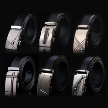 Load image into Gallery viewer, 2020 Famous Brand Belt Men Top Quality Genuine Luxury Leather Belts for Men Strap Male Metal Automatic Buckle men belts
