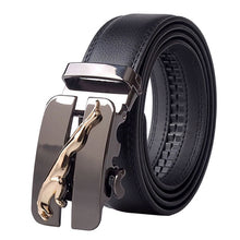 Load image into Gallery viewer, 2020 Famous Brand Belt Men Top Quality Genuine Luxury Leather Belts for Men Strap Male Metal Automatic Buckle men belts
