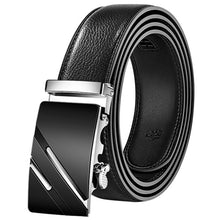 Load image into Gallery viewer, 2020 Famous Brand Belt Men Top Quality Genuine Luxury Leather Belts for Men Strap Male Metal Automatic Buckle men belts
