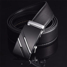 Load image into Gallery viewer, [LFMB]Famous Brand Belt Men Top Quality Genuine Luxury Leather Belts for Men,Strap Male Metal Automatic Buckle
