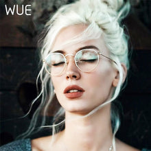 Load image into Gallery viewer, Computer Glasses Anti Blue Ray Glasses Blue Light Blocking Glasses Optical Eye Spectacle UV Blocking Gaming Filter Round Glasses
