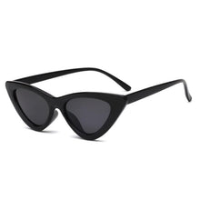 Load image into Gallery viewer, COOYOUNG Cute Sexy Retro Cat Eye Sunglasses Women Small Black White Triangle Vintage Cheap Ladies Sun Glasses Red Female UV400
