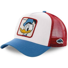 Load image into Gallery viewer, New Brand Anime Cartoon Mickey DONALD Duck Snapback Cotton Baseball Cap Men Women Hip Hop Dad Mesh Hat Trucker Hat Dropshipping
