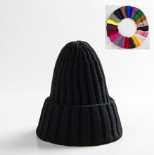 Load image into Gallery viewer, Unisex Hat Cotton Blends Solid Warm Soft HIP HOP Knitted Hats Men Winter Caps Women&#39;s Skullies Beanies For Girl Wholesale шляпа
