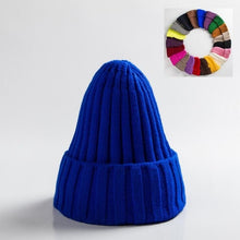 Load image into Gallery viewer, Unisex Hat Cotton Blends Solid Warm Soft HIP HOP Knitted Hats Men Winter Caps Women&#39;s Skullies Beanies For Girl Wholesale шляпа

