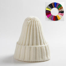 Load image into Gallery viewer, Unisex Hat Cotton Blends Solid Warm Soft HIP HOP Knitted Hats Men Winter Caps Women&#39;s Skullies Beanies For Girl Wholesale шляпа
