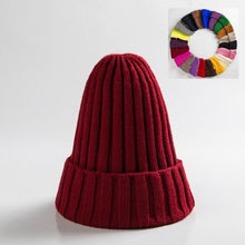 Load image into Gallery viewer, Unisex Hat Cotton Blends Solid Warm Soft HIP HOP Knitted Hats Men Winter Caps Women&#39;s Skullies Beanies For Girl Wholesale шляпа
