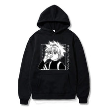 Load image into Gallery viewer, Japanese Anime Funny Killua Eyes Killua HxH Hoodies 2020 Winter Japan Style Hunter X Hunter Sweatshirts Streetwear for Women/men
