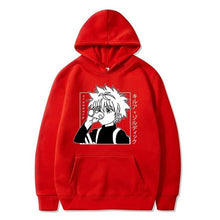 Load image into Gallery viewer, Japanese Anime Funny Killua Eyes Killua HxH Hoodies 2020 Winter Japan Style Hunter X Hunter Sweatshirts Streetwear for Women/men
