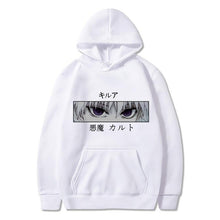 Load image into Gallery viewer, Japanese Anime Funny Killua Eyes Killua HxH Hoodies 2020 Winter Japan Style Hunter X Hunter Sweatshirts Streetwear for Women/men
