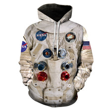 Load image into Gallery viewer, New Fashion Spring and Autumn 3D Printed Funny Hoodies Astronaut Hotstyle Pullover Sleeve Streetwear Sweatshirt
