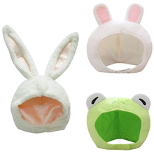 Load image into Gallery viewer, Bunny Hat Soft Plush Cap Long Ear Winter Party Costume Rabbit Cap Headwear White Rabbit Women&#39;s Hat
