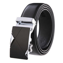Load image into Gallery viewer, [LFMB]Famous Brand Belt Men Top Quality Genuine Luxury Leather Belts for Men,Strap Male Metal Automatic Buckle
