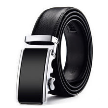Load image into Gallery viewer, [LFMB]Famous Brand Belt Men Top Quality Genuine Luxury Leather Belts for Men,Strap Male Metal Automatic Buckle

