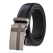 Load image into Gallery viewer, [LFMB]Famous Brand Belt Men Top Quality Genuine Luxury Leather Belts for Men,Strap Male Metal Automatic Buckle
