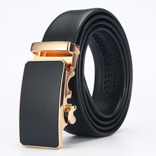 Load image into Gallery viewer, [LFMB]Famous Brand Belt Men Top Quality Genuine Luxury Leather Belts for Men,Strap Male Metal Automatic Buckle
