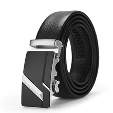 Load image into Gallery viewer, [LFMB]Famous Brand Belt Men Top Quality Genuine Luxury Leather Belts for Men,Strap Male Metal Automatic Buckle
