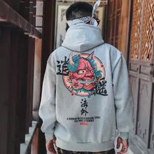 Load image into Gallery viewer, Fashion Boys Cool Men Hip Hop Hoodies Japanese Casual Sweatshirts Streetwear Men Women Loose Pullover Harajuku Devil Hoodie Male

