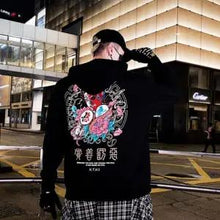 Load image into Gallery viewer, Fashion Boys Cool Men Hip Hop Hoodies Japanese Casual Sweatshirts Streetwear Men Women Loose Pullover Harajuku Devil Hoodie Male
